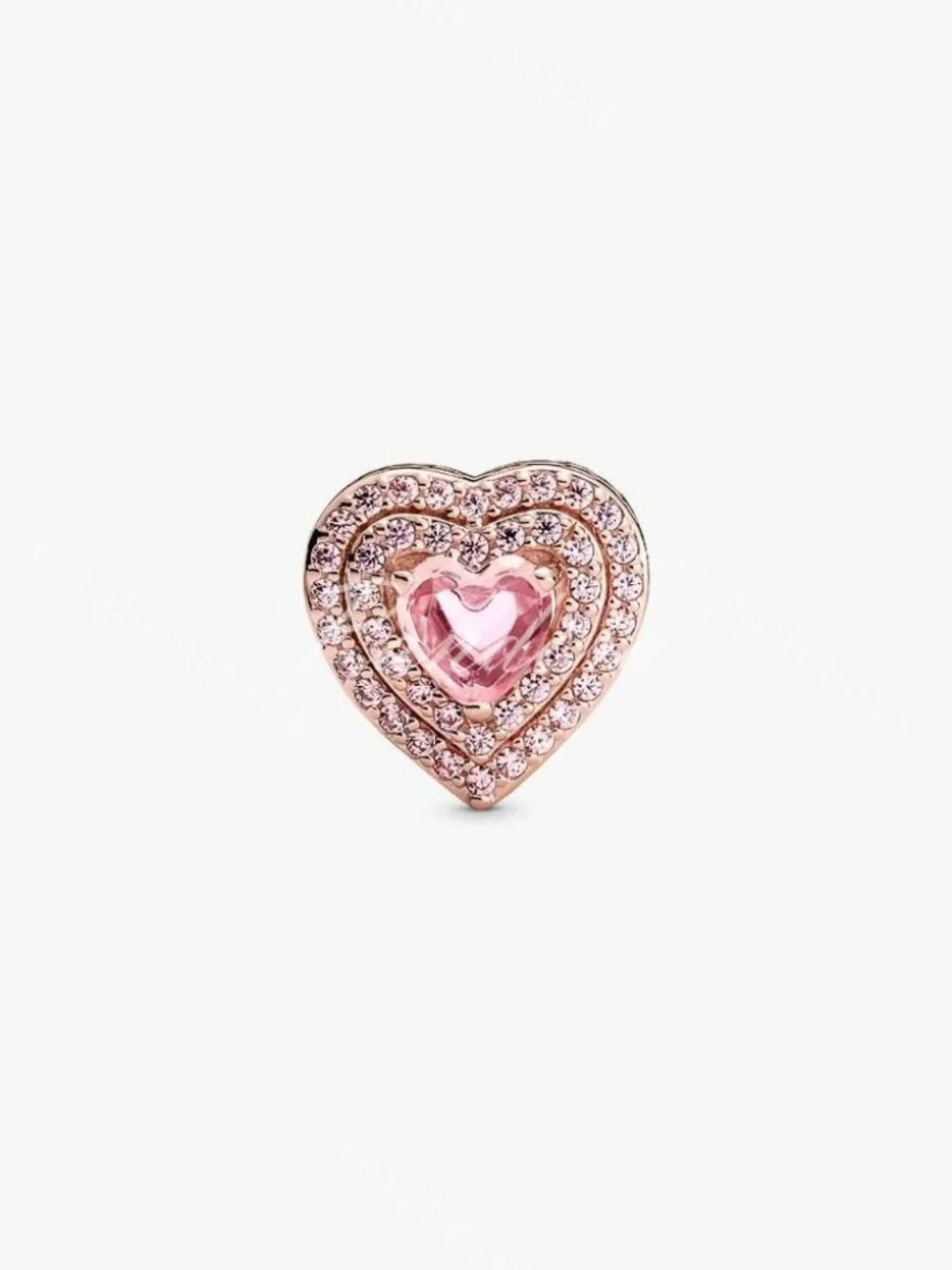Pandora Sparkling Levelled Heart Charm